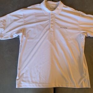 Columbia Men's Classic White Polo Shirt